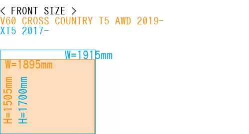 #V60 CROSS COUNTRY T5 AWD 2019- + XT5 2017-
